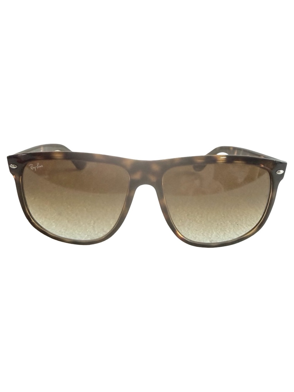 Ray-Ban Brown Tortoiseshell Frame Sunglasses with Brown Gradient Lenses